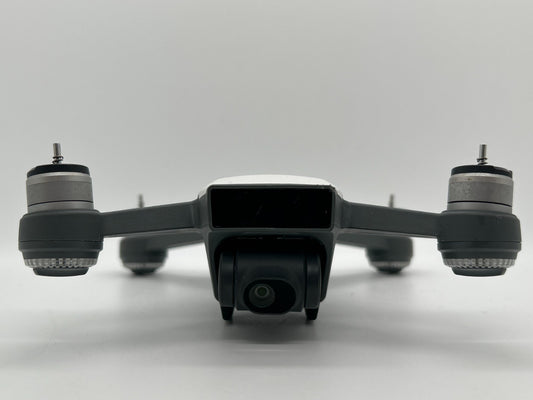 DJI Spark Drone White – Tested & Working Gimbal Camera – Scratched