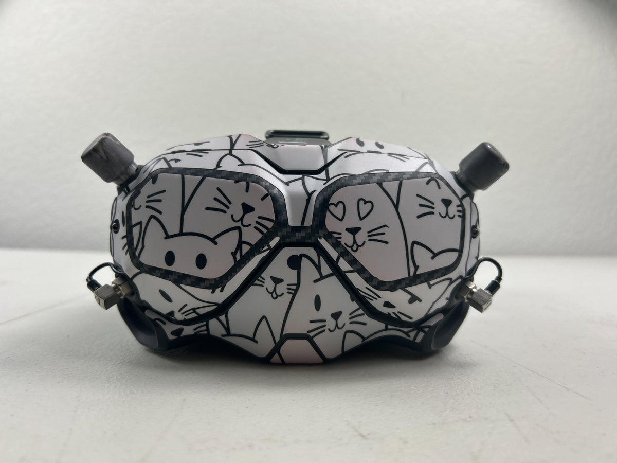 DJI FPV Goggles V2 FGDB28 - Custom Skin & Headstrap - Used