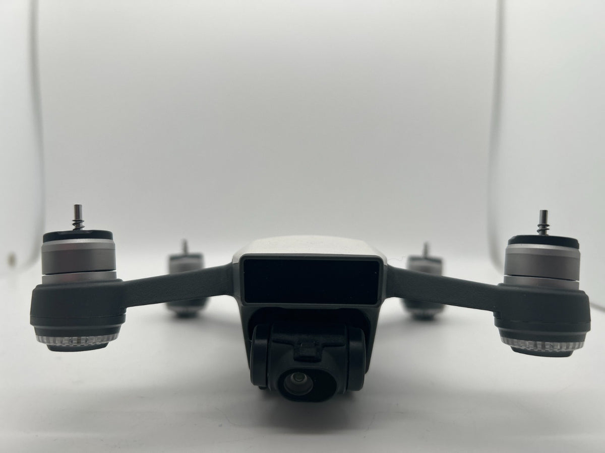 DJI Spark Drone Only (MM1A) White – Camera Gimbal Issue –  For Parts