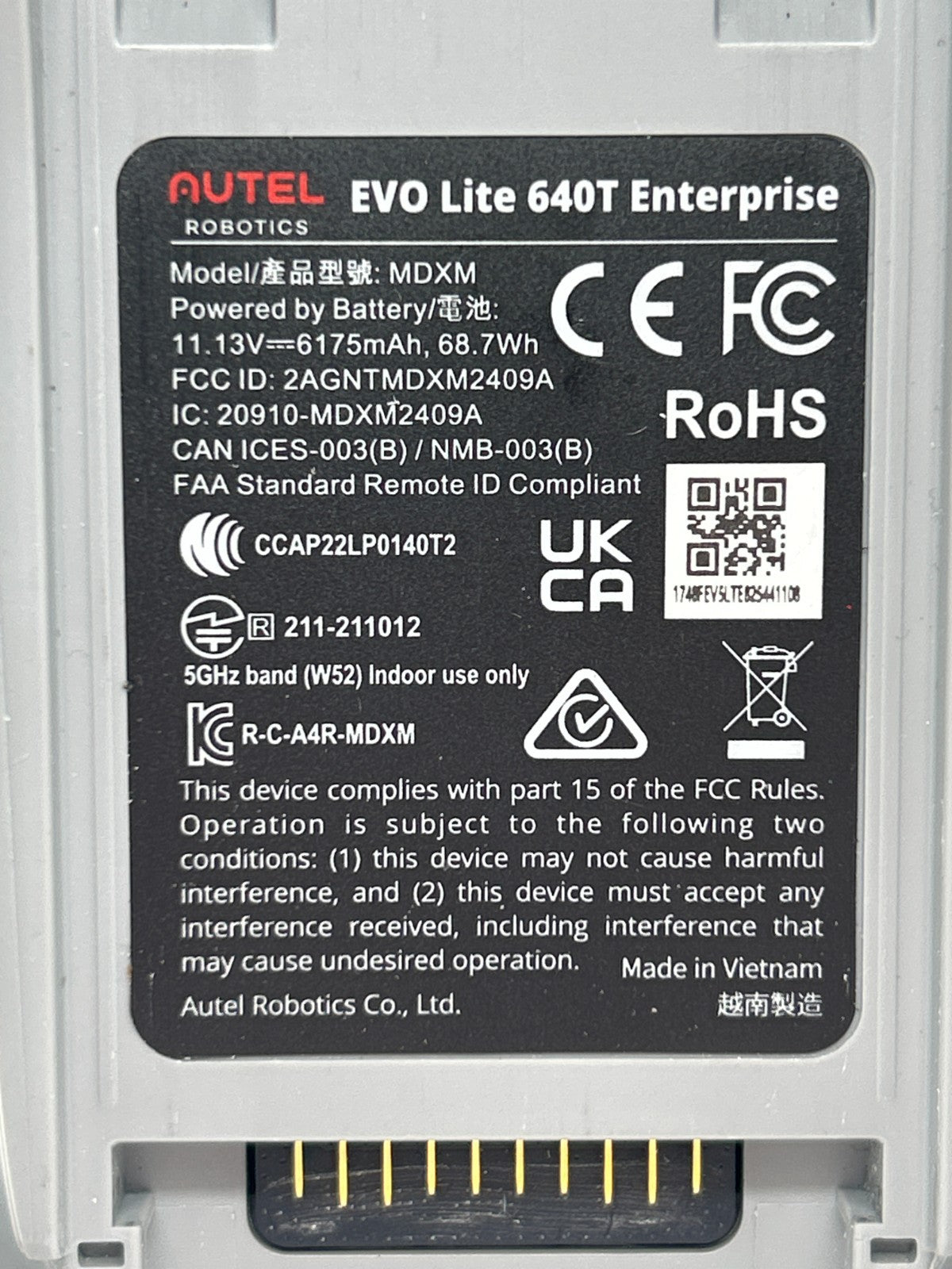 Autel Robotics EVO Lite MDXM 640T V3 Enterprise Thermal Drone Bundle