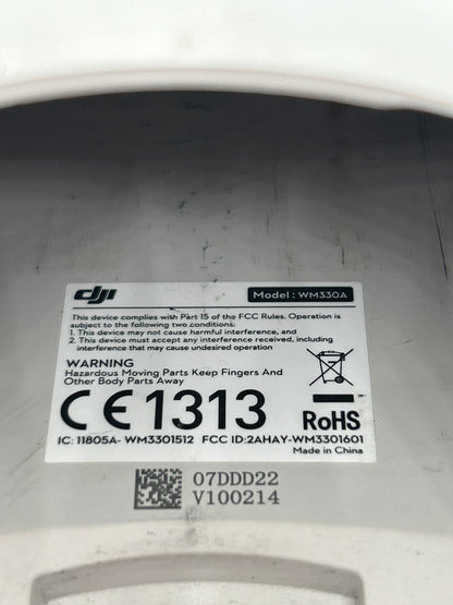 DJI Phantom 4 4K Drone WM330A – Right Arm Damaged – Missing Camera