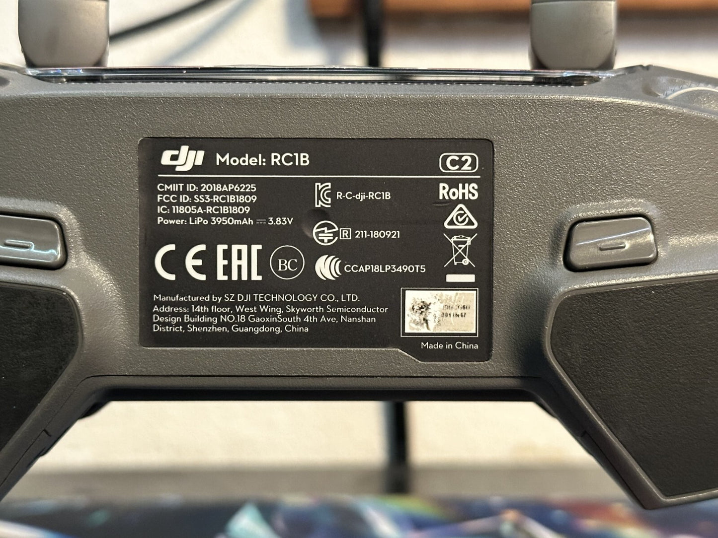 DJI Mavic 2 Pro/Zoom Remote Controller (RC1B) Genuine Controller for DJI Mavic 2