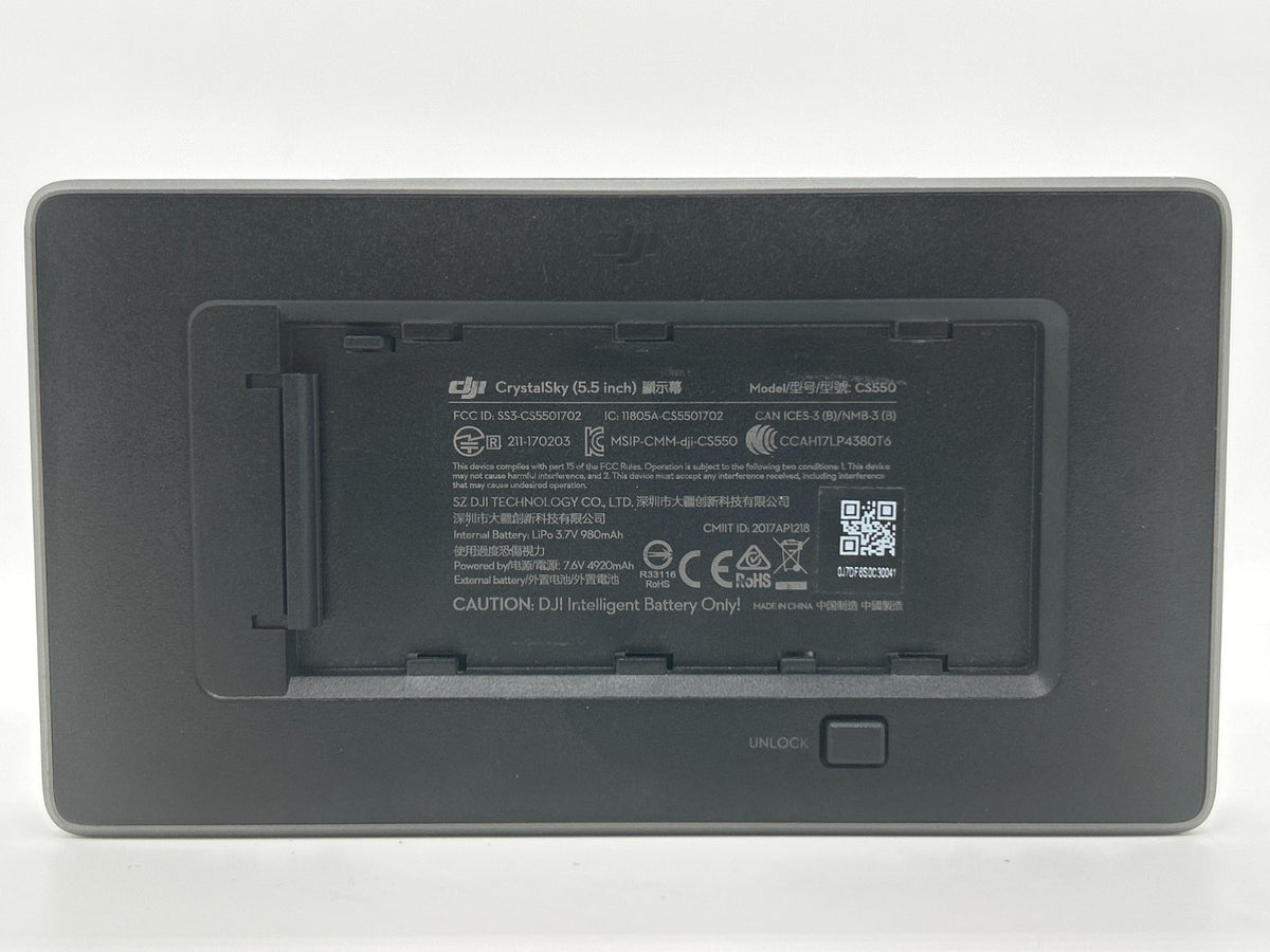 DJI CrystalSky 5.5" Brightness Monitor – P/N CS550 - Working – Tested – Used