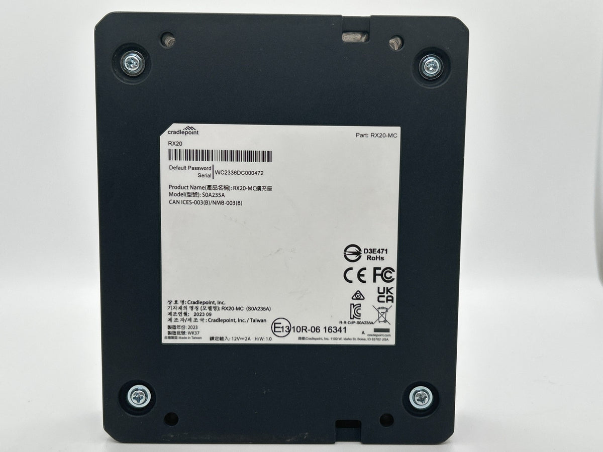 Cradlepoint RX20-MC Managed Accessory Modular Modem Expansion LTE/5G for R920