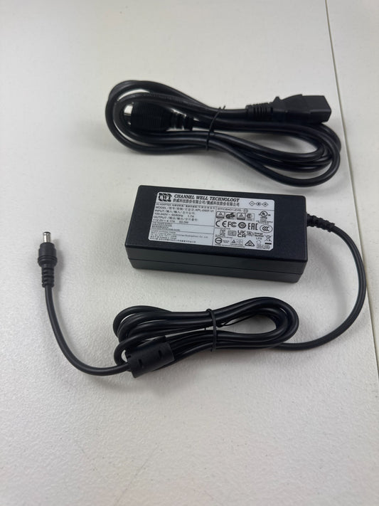Channel Well KPL-050F-VI 50W AC Power Adapter – 12V 4.17A Barrel Charger – Black