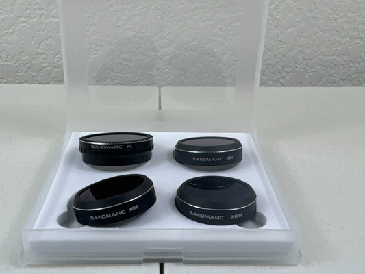 Sandmarc ND Filter Set for DJI Phantom 4 Pro / Advanced – ND4 ND8 ND16 ND/PL