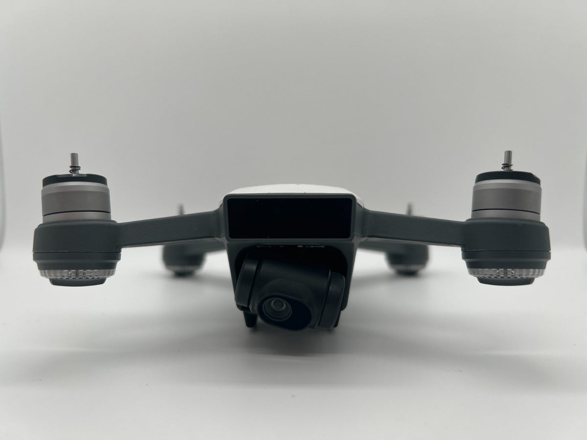DJI Spark Replacement Drone White– Gimbal Camera Working -Marker Stains – Used