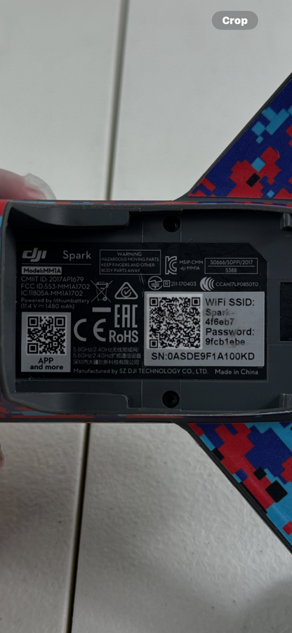 DJI Spark Replacement Drone with Custom Skin – Stabilized Gimbal Camera