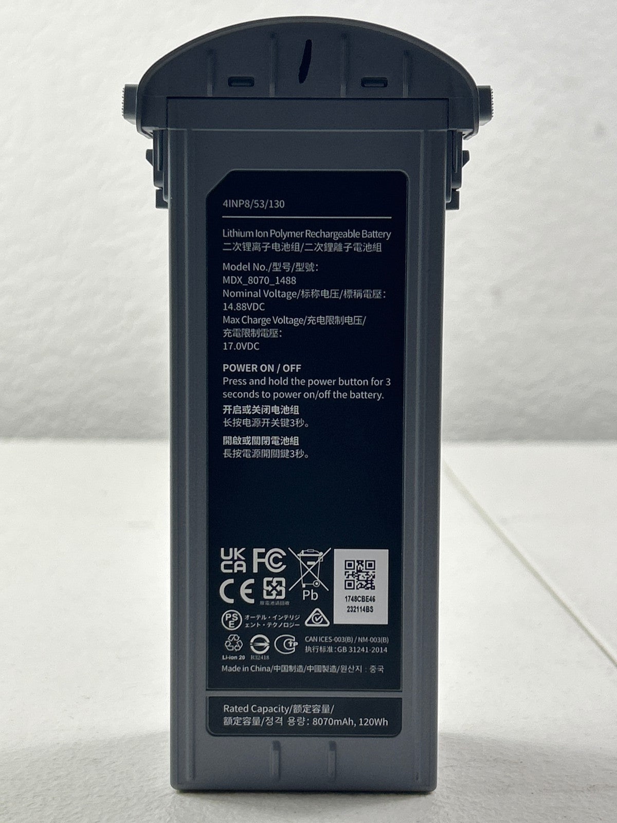 Autel EVO Max 4T/4N Intelligent Flight Battery MDX_8070_1488 – Tested