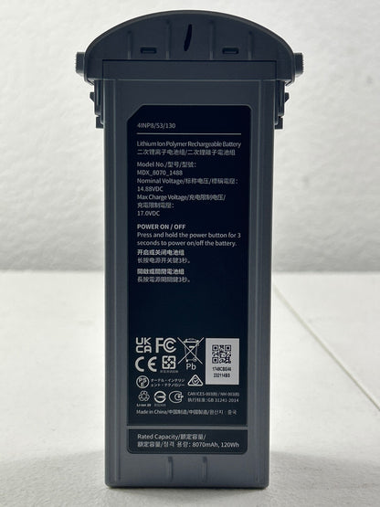 Autel EVO Max 4T/4N Intelligent Flight Battery MDX_8070_1488 – Tested