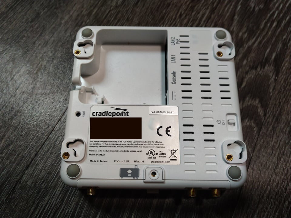 CRADLEPOINT CBA850 LTE / 4G ARC Broadband Router w MC400LPE-VZ (Multi-Carrier)