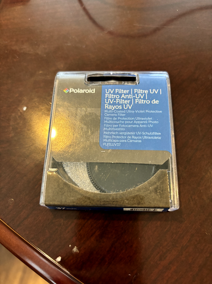 Polaroid 37mm UV Filter PLFILUV37 Ultra Violet Protection Lens Glass