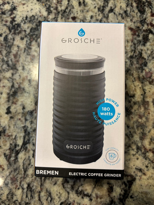 Grosche Bremen Electric Coffee Grinder 180W Stainless Steel Blade Compact