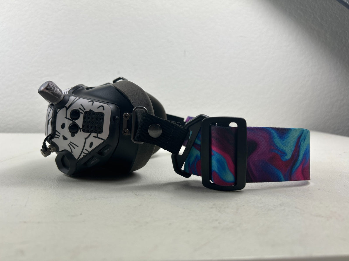 DJI FPV Goggles V2 FGDB28 - Custom Skin & Headstrap - Used