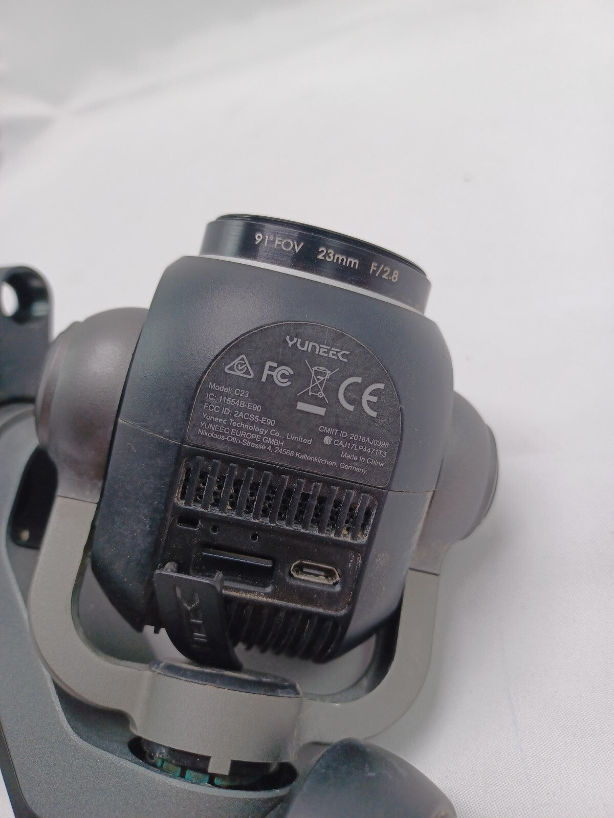 Yuneec C23 20MP 4K 3-Axis Gimbal Camera Typhoon H Plus CFP-02 For Parts