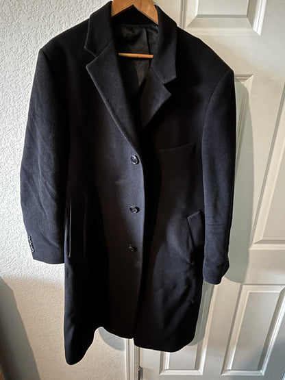 Lauren Ralph Lauren Men’s Wool Cashmere Blend Trench Coat – 28 inches