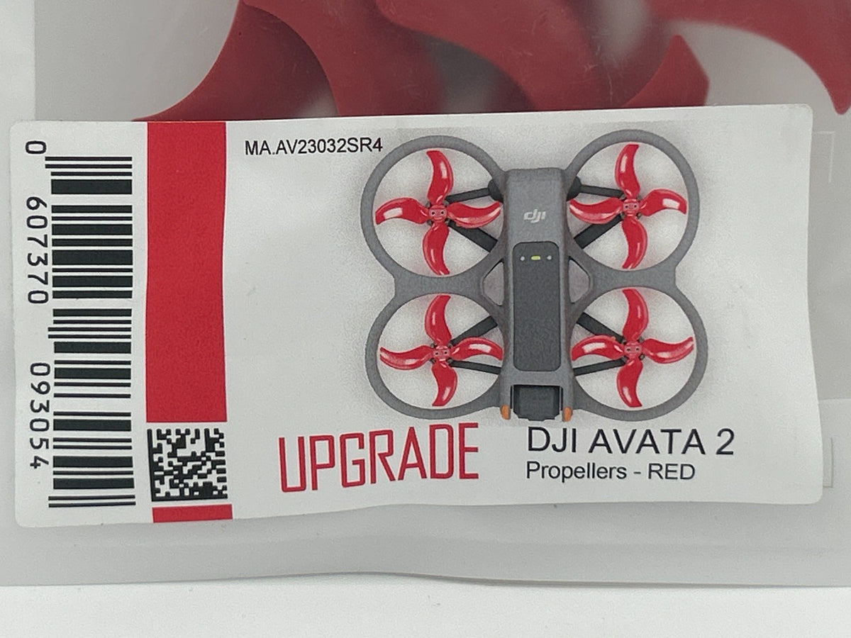 Master Airscrew Stealth Propellers For DJI Avata 2 - Red, Pack Of 4