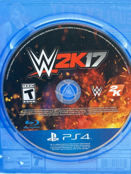 WWE 2K17 PlayStation 4 PS4 Video Game – Complete CIB – Disc & Case
