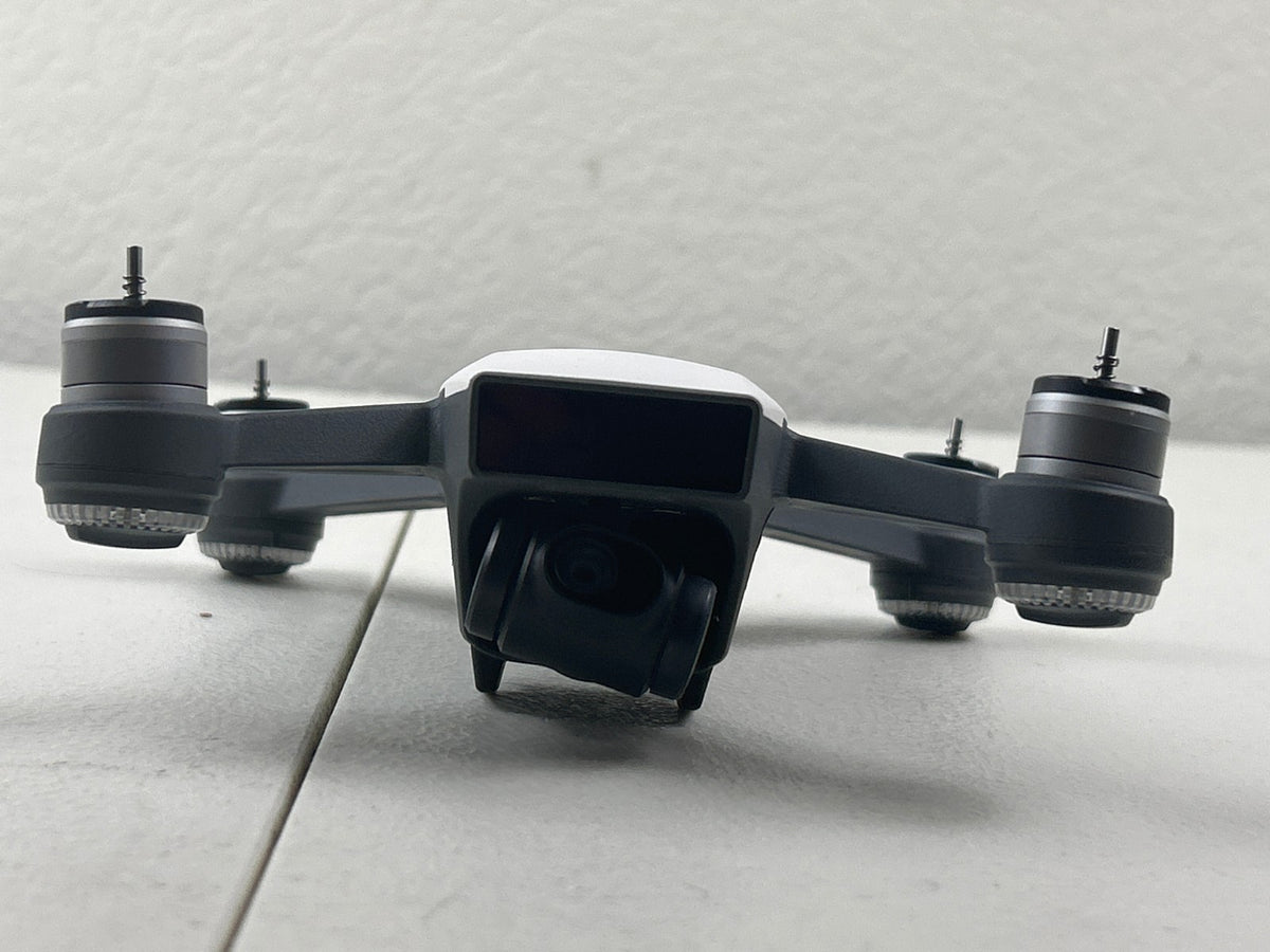 DJI Spark Replacement Drone White – Gimbal Defective, Cover Crack