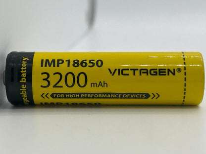 Victagen 3200mAh 3.7V Rechargeable Li-Ion Battery – Yellow – Used