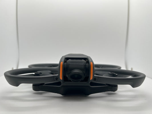 DJI Avata 2 FPV Drone QF3W4K Drone Only – Tested Working – Dents & Lens Chips