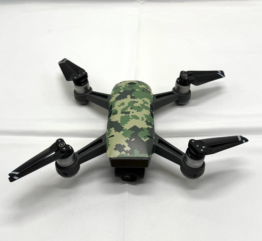 DJI Spark Mini Drone Replacement Aircraft Only – Tested Working – Camouflage