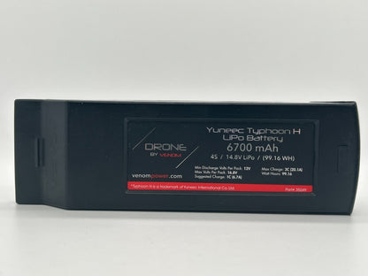 Venom - Power - 6700mAh 14.8V - 4S LiPo Battery - for Typhoon H Drone - Used