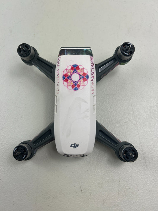 DJI Spark Replacement Drone ONLY (White) Stabilized Gimbal Camera Tested Working