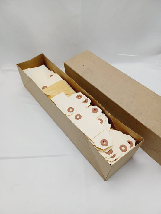 1000x Manila Shipping Tags Size #1 – 2 3/4" x 1 3/8" – 10 Pt.