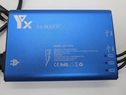 YX YXC06 5-in-1 Charger - for DJI Mavic Pro/Platinum Drone Batteries - Used