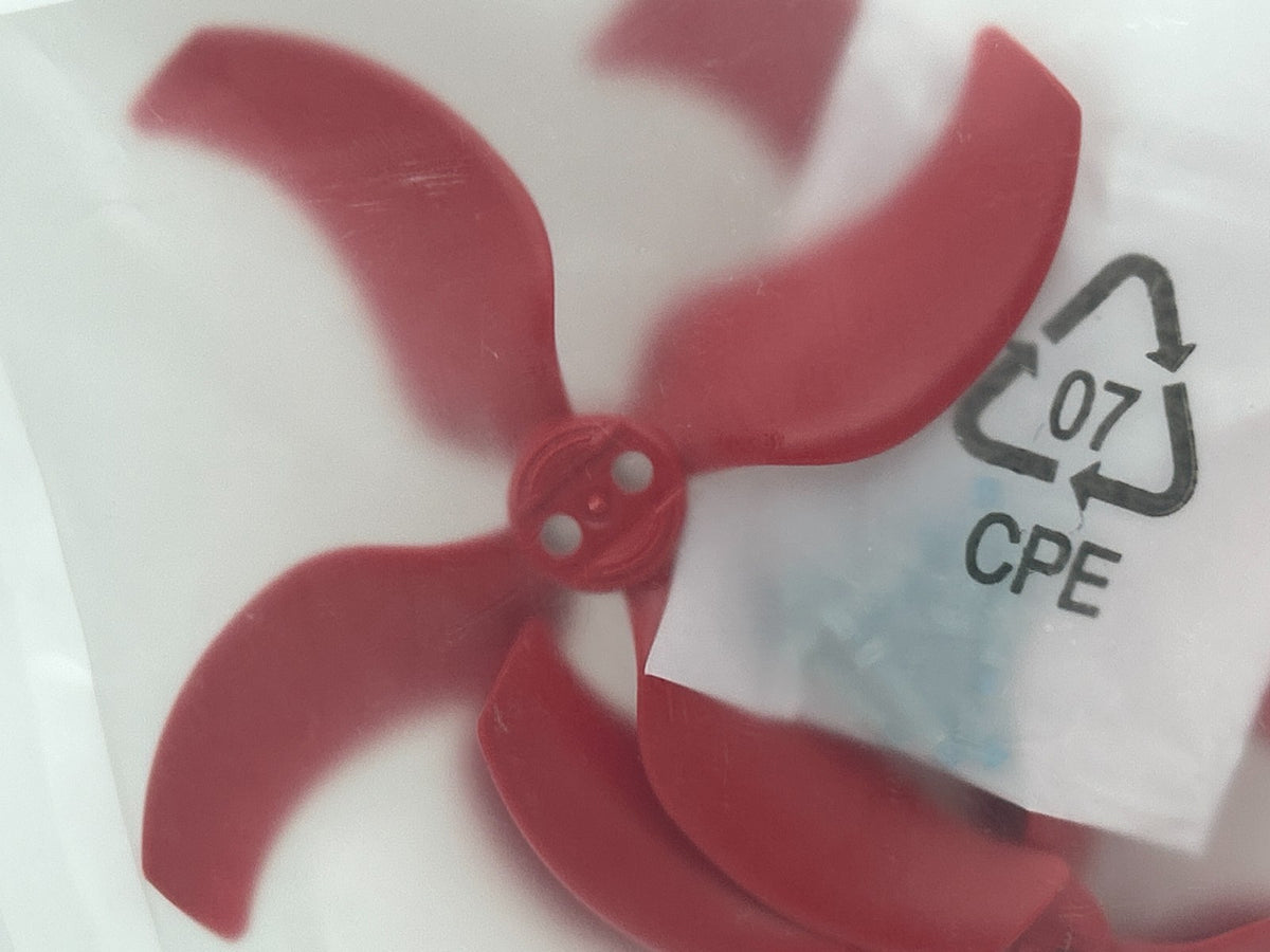 Master Airscrew Stealth Propellers For DJI Avata 2 - Red, Pack Of 4
