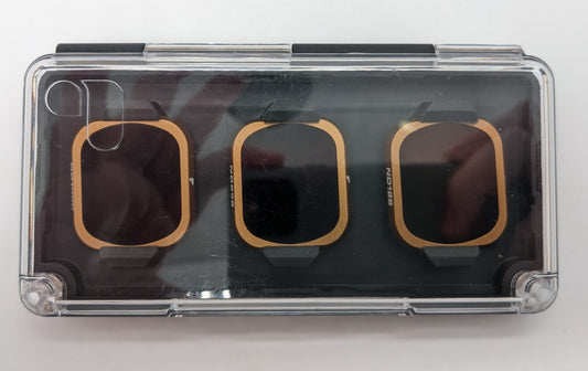 PolarPro - 3 Filter Set - ND128 ND256 ND1000 - for DJI Mavic 2 Pro w/Case - Used