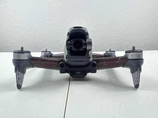 DJI FPV 4K Drone  P/N FD1W4K Green Amor Aircraft Only - See Photos / Description