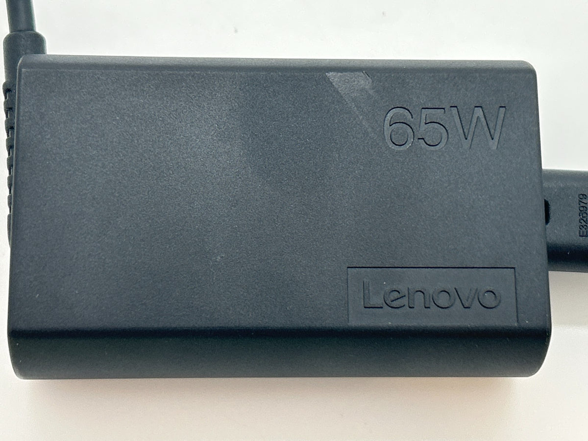 Genuine Lenovo 65W USB-C Charger - P/N ADLX65YGSCT2A - SA10R17027 - Used
