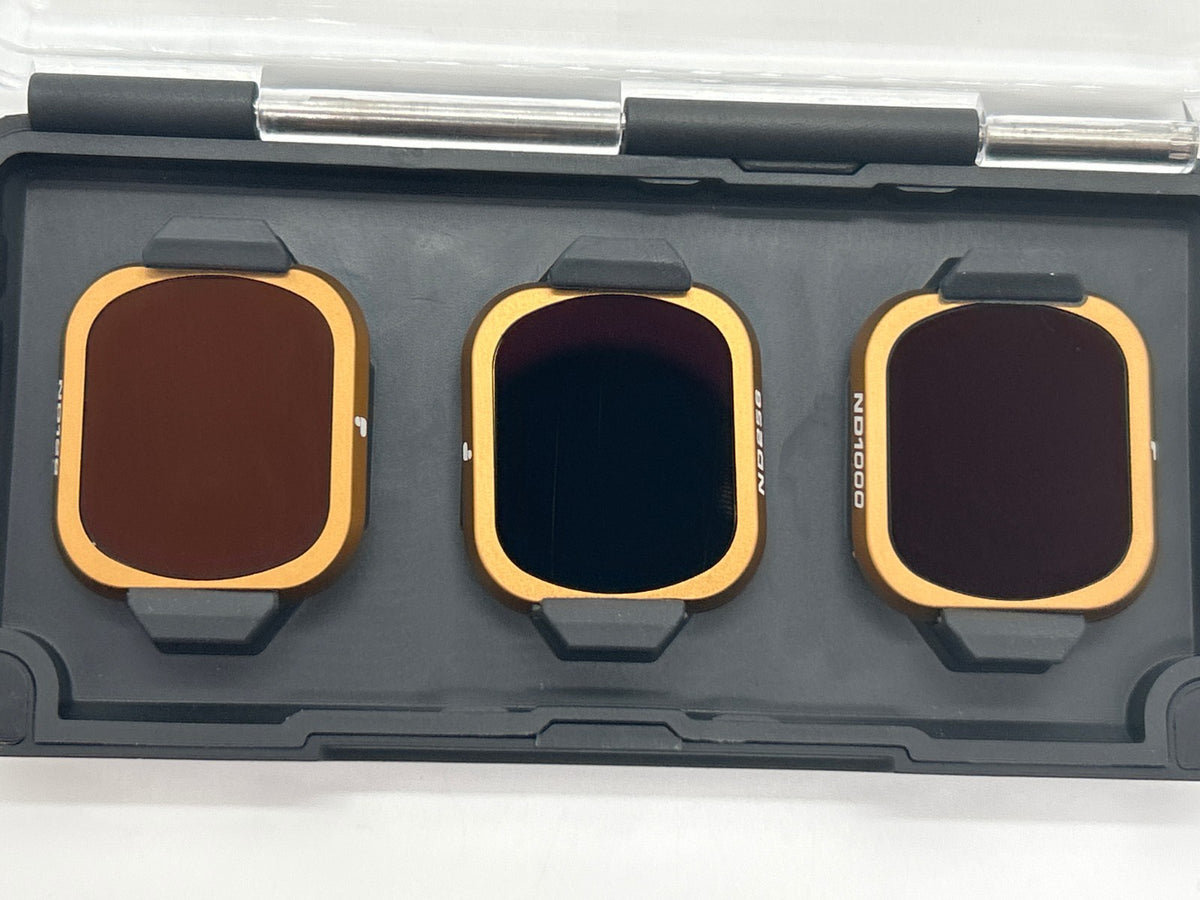 PolarPro - 3 Filter Set - ND128 ND256 ND1000 - for DJI Mavic 2 Pro w/Case - Used