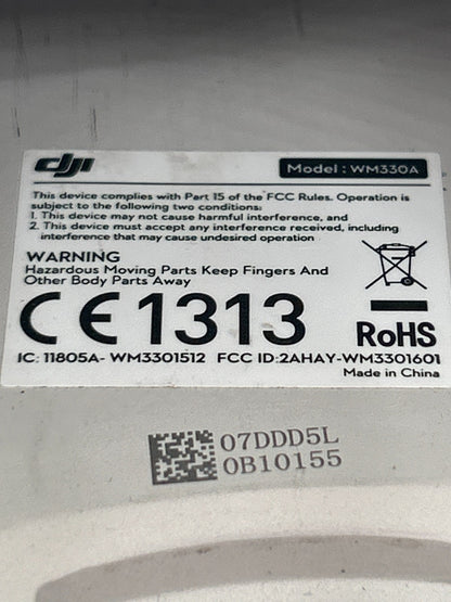 DJI Phantom 4 Drone & Camera Only WM330A – Flies Great – Markings on Body