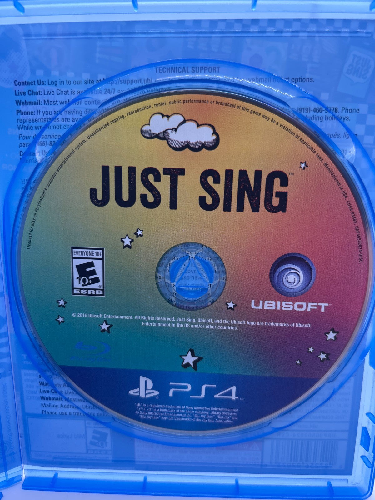 Just Sing - Standard Edition for PlayStation 4 PS4 – Music Game – Used