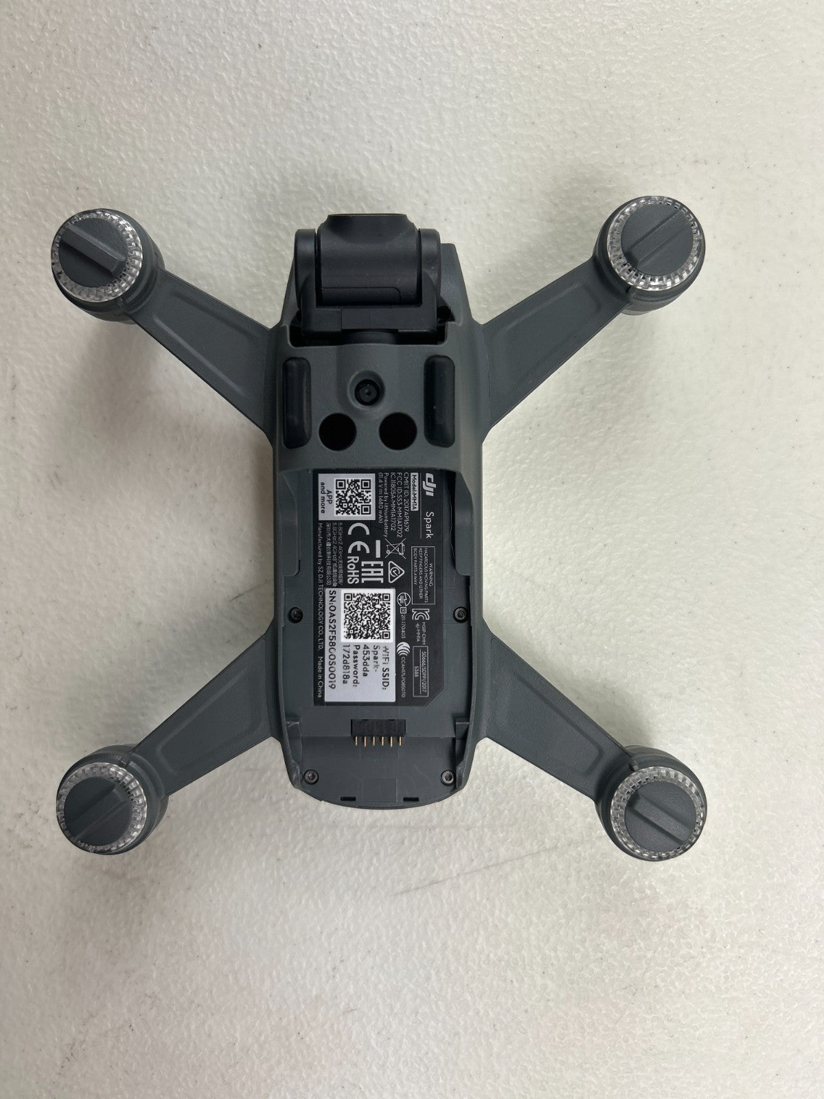 DJI Spark Replacement Drone ONLY (White) - Damaged
