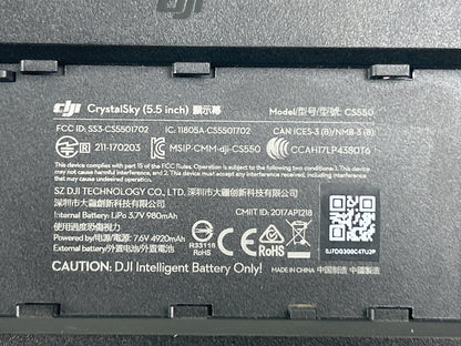DJI CrystalSky 5.5" High-Brightness Monitor – Used – P/N CS550