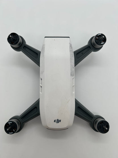 DJI Spark Replacement Drone White– Gimbal Camera Working -Marker Stains – Used