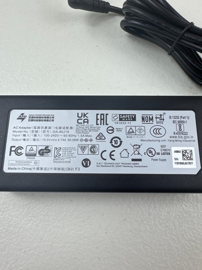 Asian Power Devices DA-90J19 19V 4.74A AC/DC Laptop Power Supply Adapter Charger