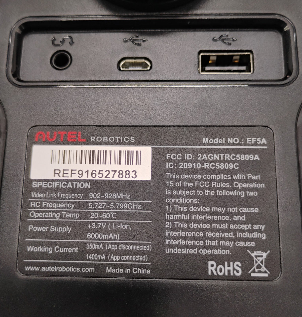 Autel Robotics EF5A Remote Controller for X-Star Premium Drone Transmitter