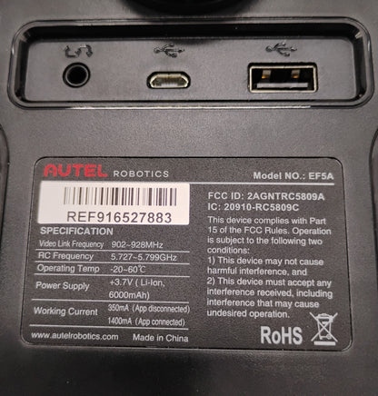 Autel Robotics EF5A Remote Controller for X-Star Premium Drone Transmitter