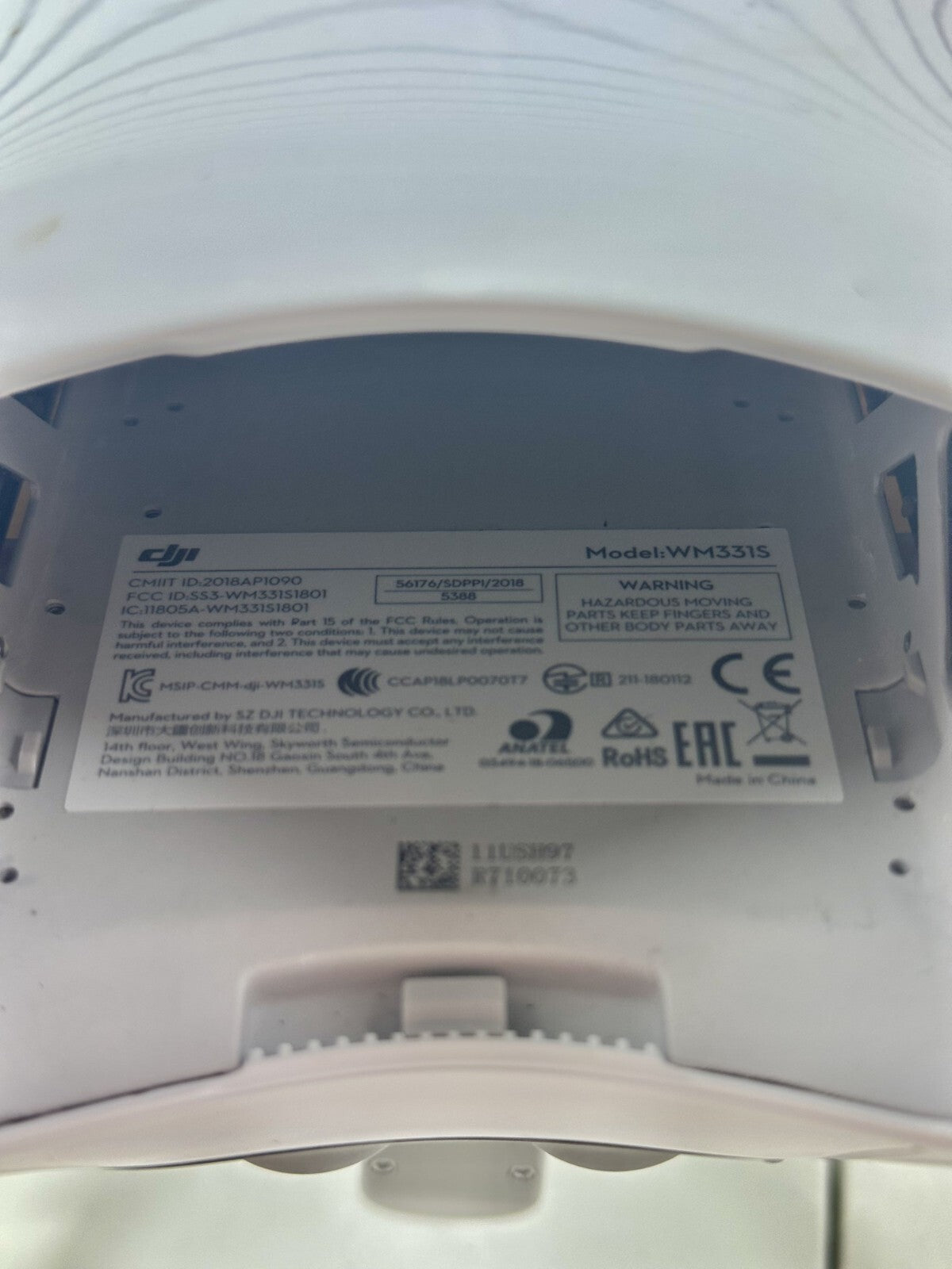 DJI Phantom 4 Pro V2.0 Drone Body (WM331S) – White – No Camera – For Parts