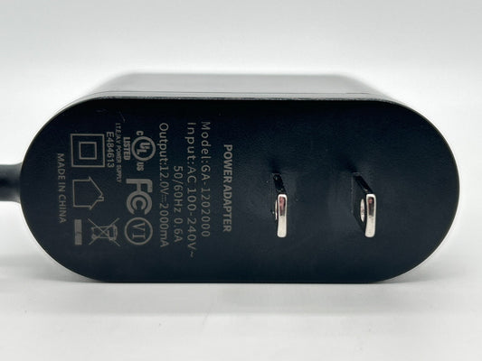 GA-1202000 AC Power Adapter Charger 12V 2A 2000mA