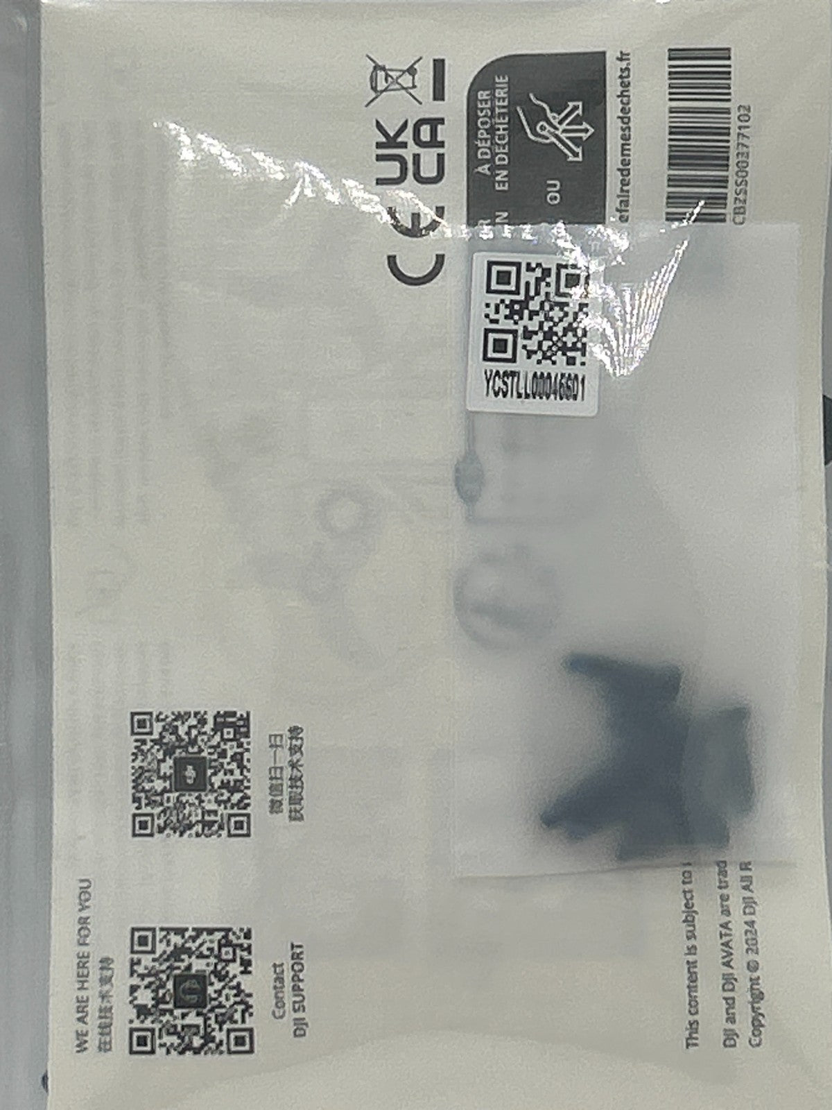 DJI Avata 2 OEM Propellers WA5212 4pc Set Genuine Replacement Blades New