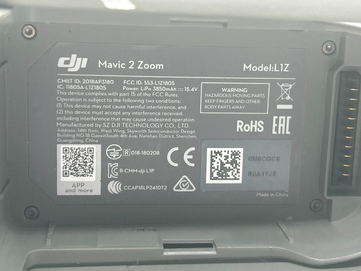 DJI Mavic 2 Pro Drone Only – Error Code 200 – No Camera - For Parts