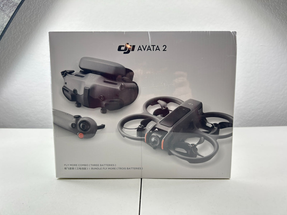 DJI Avata 2 Fly More Combo- 3 Batteries, Motion 3 & Goggles 3 – USA Stock Sealed