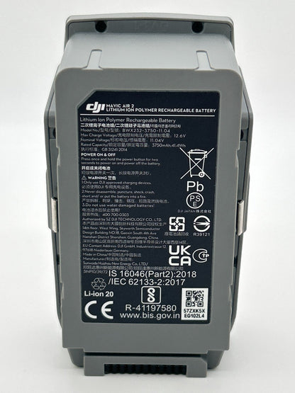 DJI Mavic Air 2 Battery BWX232-3750-11.04 LiPo High Capacity 1-9 Cycles