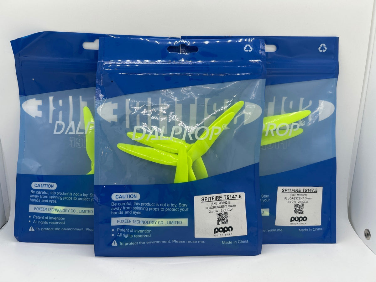 Dalprop Spitfire T5147.5 – DJI FPV Propellers 4-Pack – 2CW + 2CCW – New Sealed